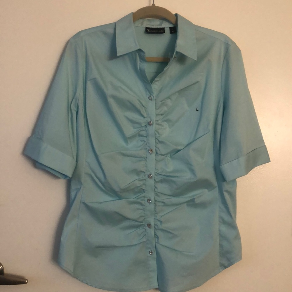 Turquoise Blouse